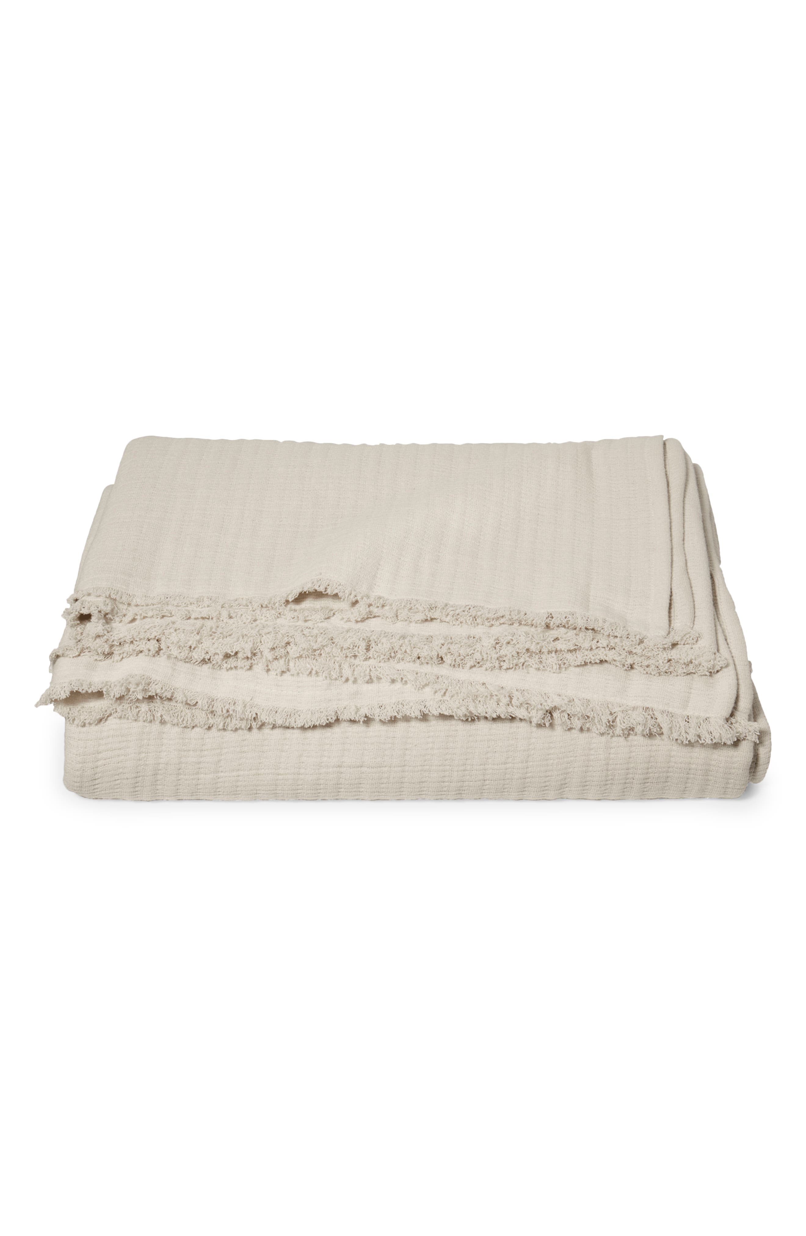 Crinkle Organic Cotton Throw Blanket Nordstrom