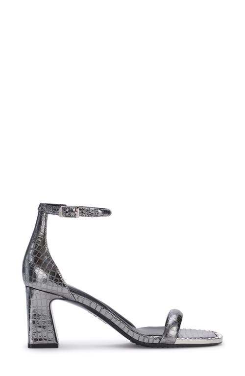 Dkny Women's Waylin Ankle Strap Dress Sandals In Nickel
