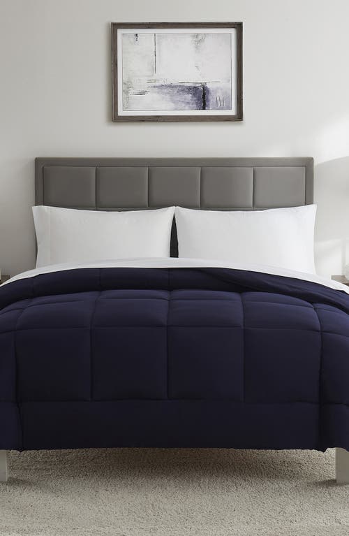 Vcny Home Perry Ellis Portfolio Down Alternative Comforter In Peacoat