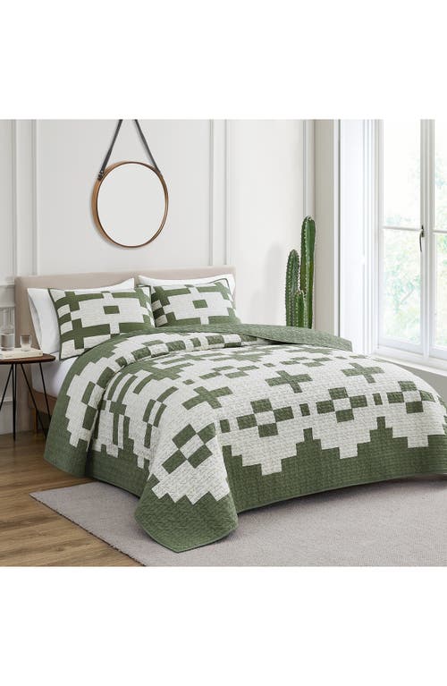 PENDLETON PENDLETON PAINTED COVE REVERSIBLE QUILT & SHAM SET