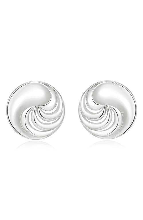 Luv AJ The Leila Stud Earrings in Silver at Nordstrom