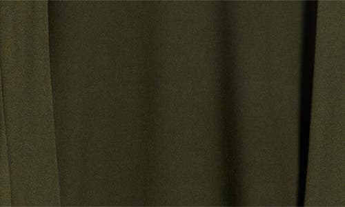 24seven Comfort Apparel Open Front Cardigan In Olive