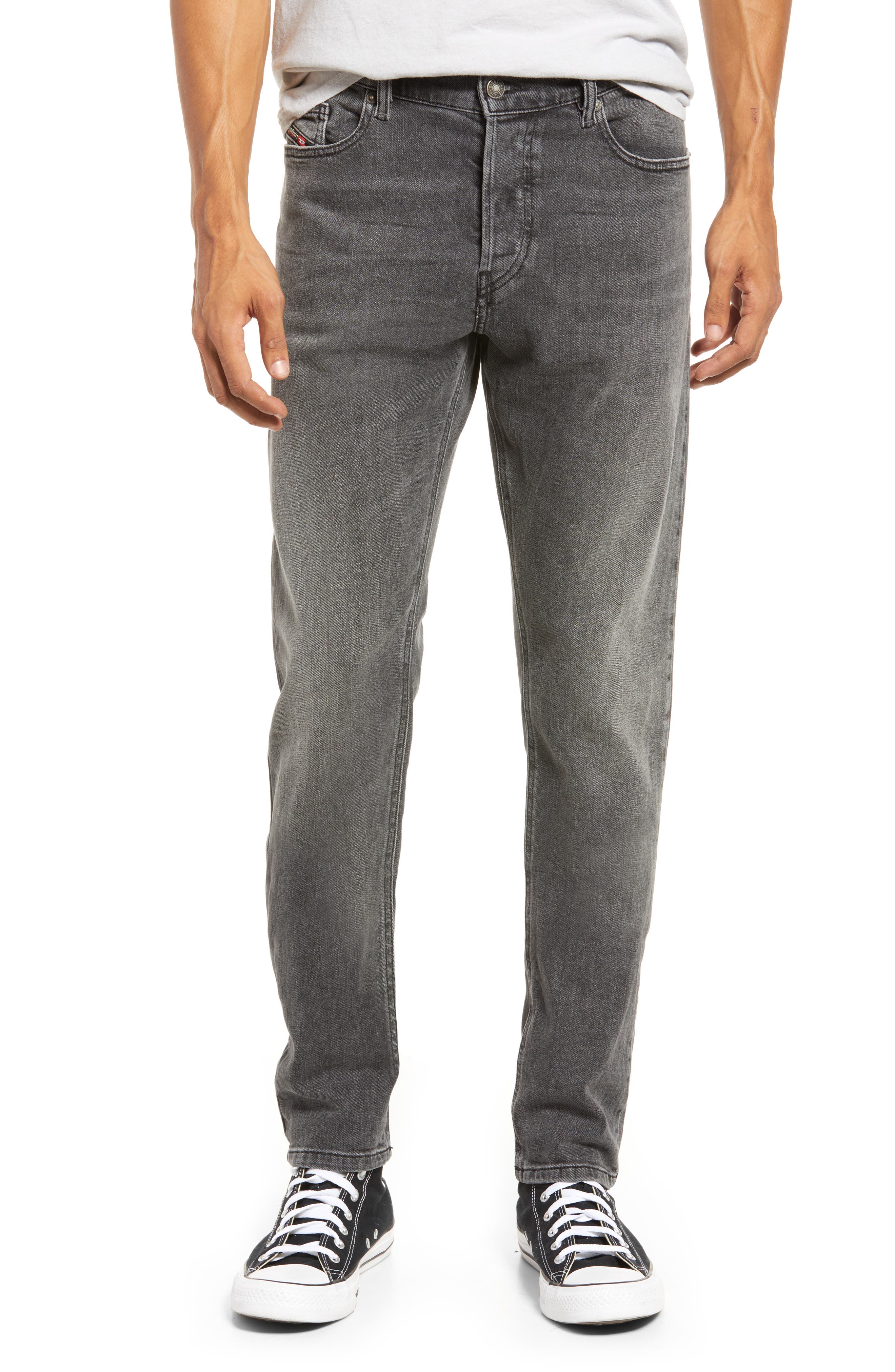 DIESEL(R) D-Luster Slim Fit Jeans in Grey