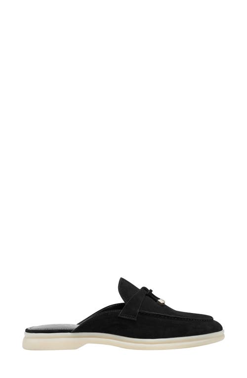 Marc Fisher Ltd Women's Yarila Almond Toe Slide Loafers In Black
