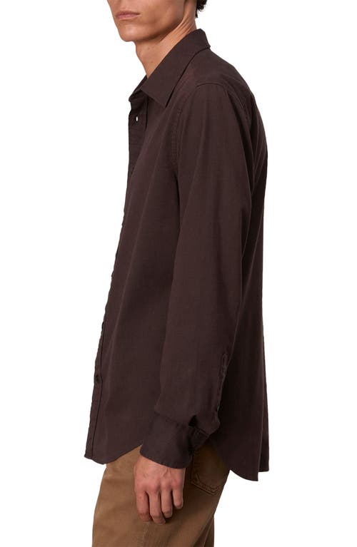 Rag & Bone Tomlin Cotton Dobby Button-up Shirt In Maroon