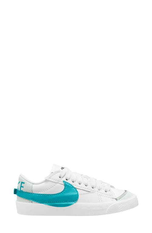 Nike Blazer Low '77 Jumbo Sneaker In White/cactus/summit White