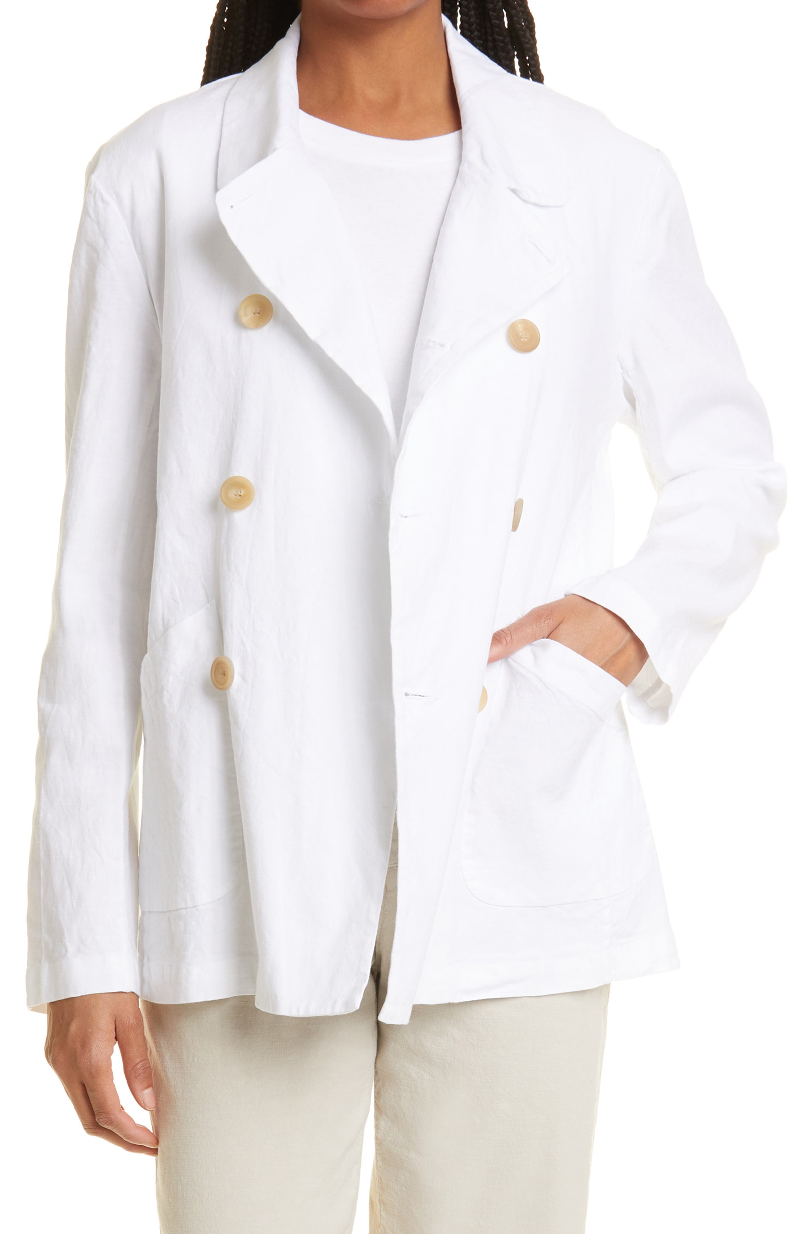 white womens peacoat