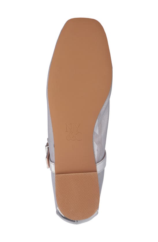 New York And Company Page 2 Mary Jane Ballet Flat In Silver