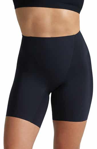 SPANX Women's Oncore Mid Thigh Shorts, Schwarz, Black, XS at  Women's  Clothing store