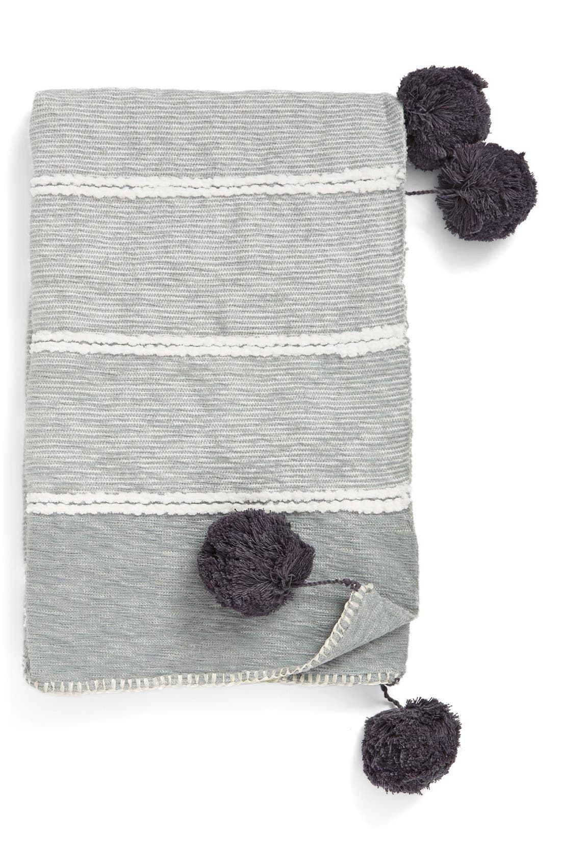 Nordstrom at Home 'Feather Stripe' Throw Blanket Nordstrom