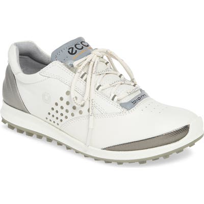 Ecco Biom Hybrid 2 Waterproof Golf Shoe, White