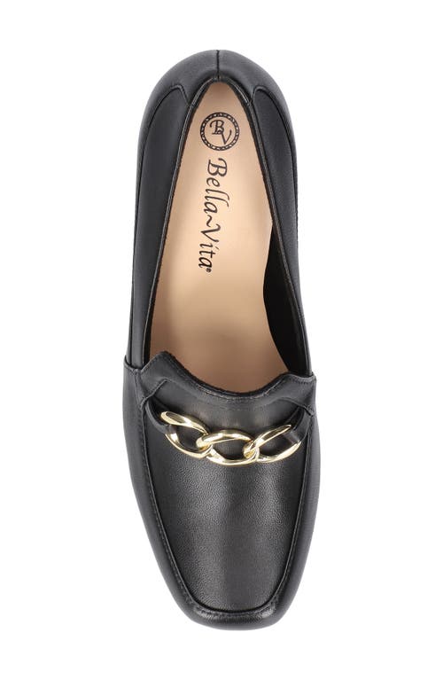 Shop Bella Vita Tam Pump In Black Leather