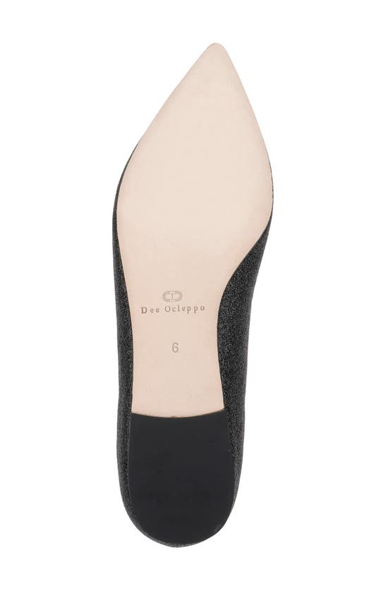 Shop Dee Ocleppo Ballerina Pointed Toe Flat In Black