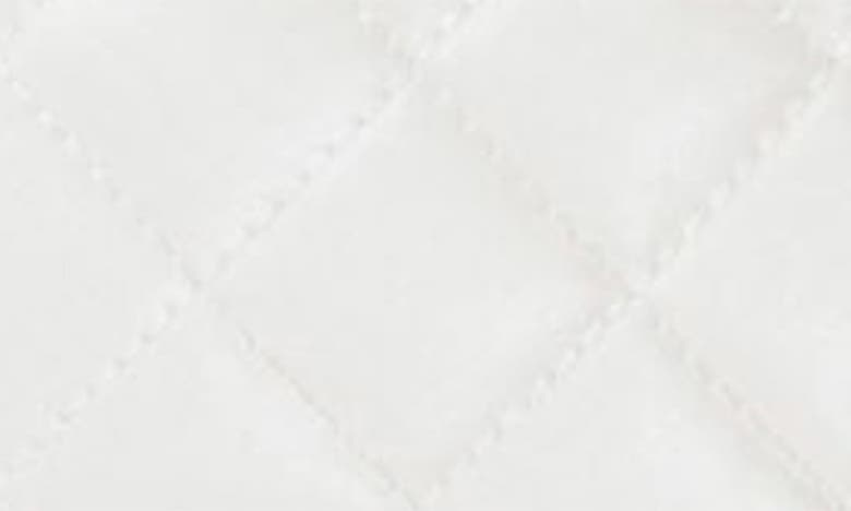Shop Mz Wallace Mini Crosby Quilted Nylon Crossbody Bag In Pearl Metallic