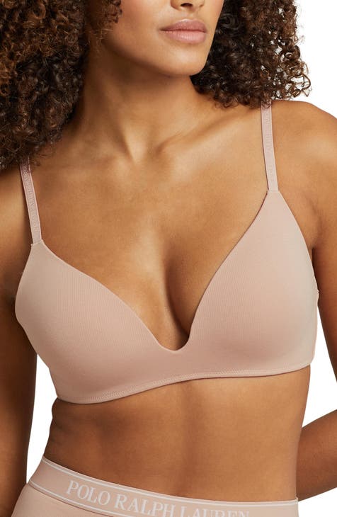 Wire-Free Flat Lace Plunging Bra