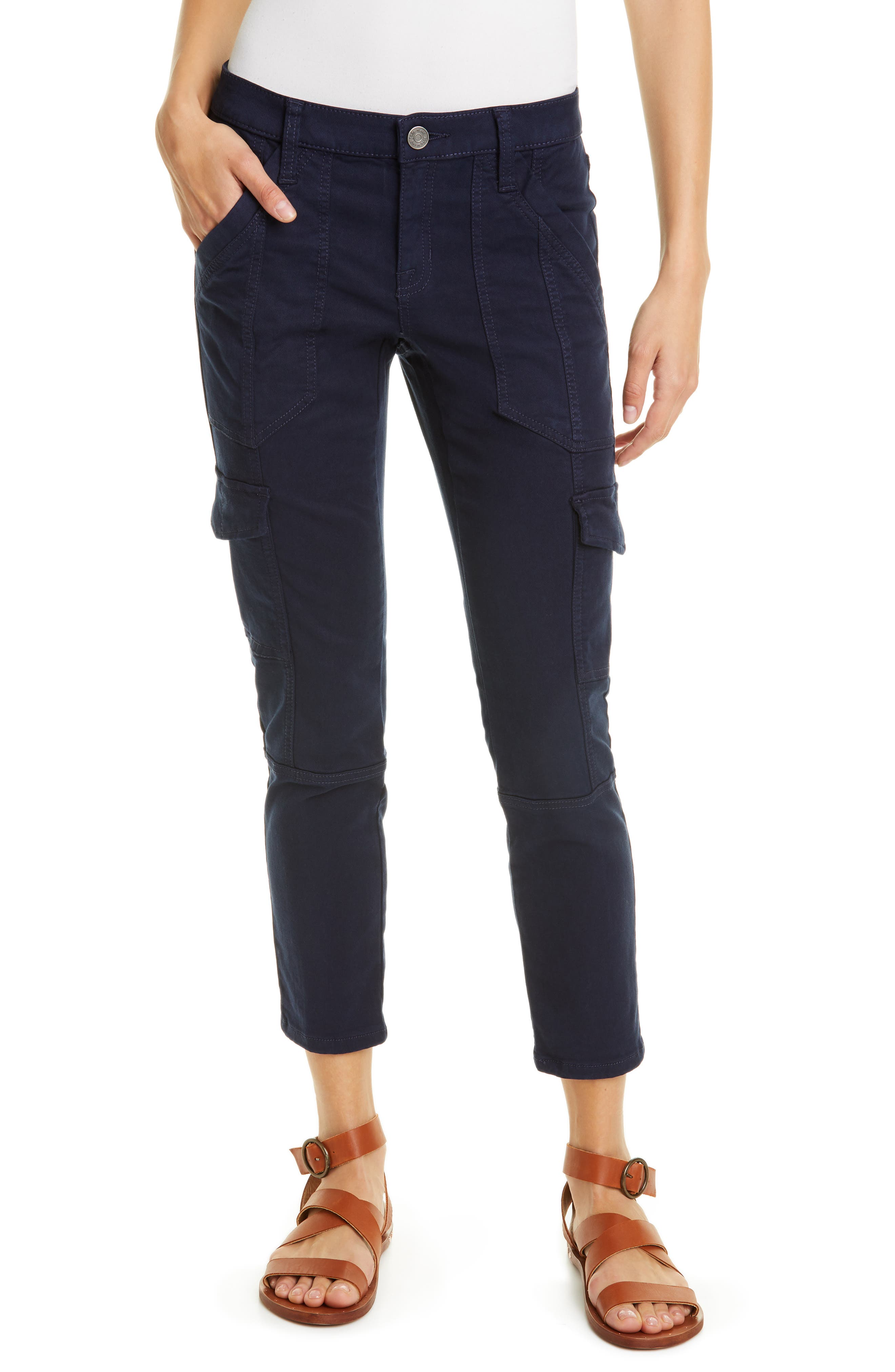 Joie Okana Skinny Cargo Pants, Blue