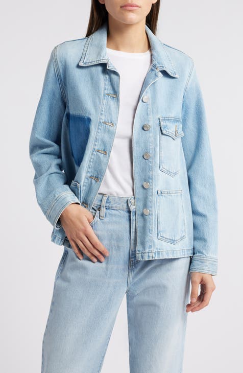 Distressed denim jacket nordstrom best sale