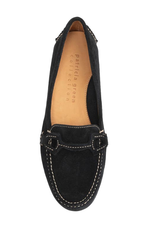 Shop Patricia Green Jane Bit Loafer In Black Suede