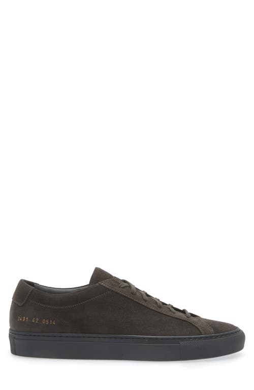 Shop Common Projects Original Achilles Sneaker In Charcoal