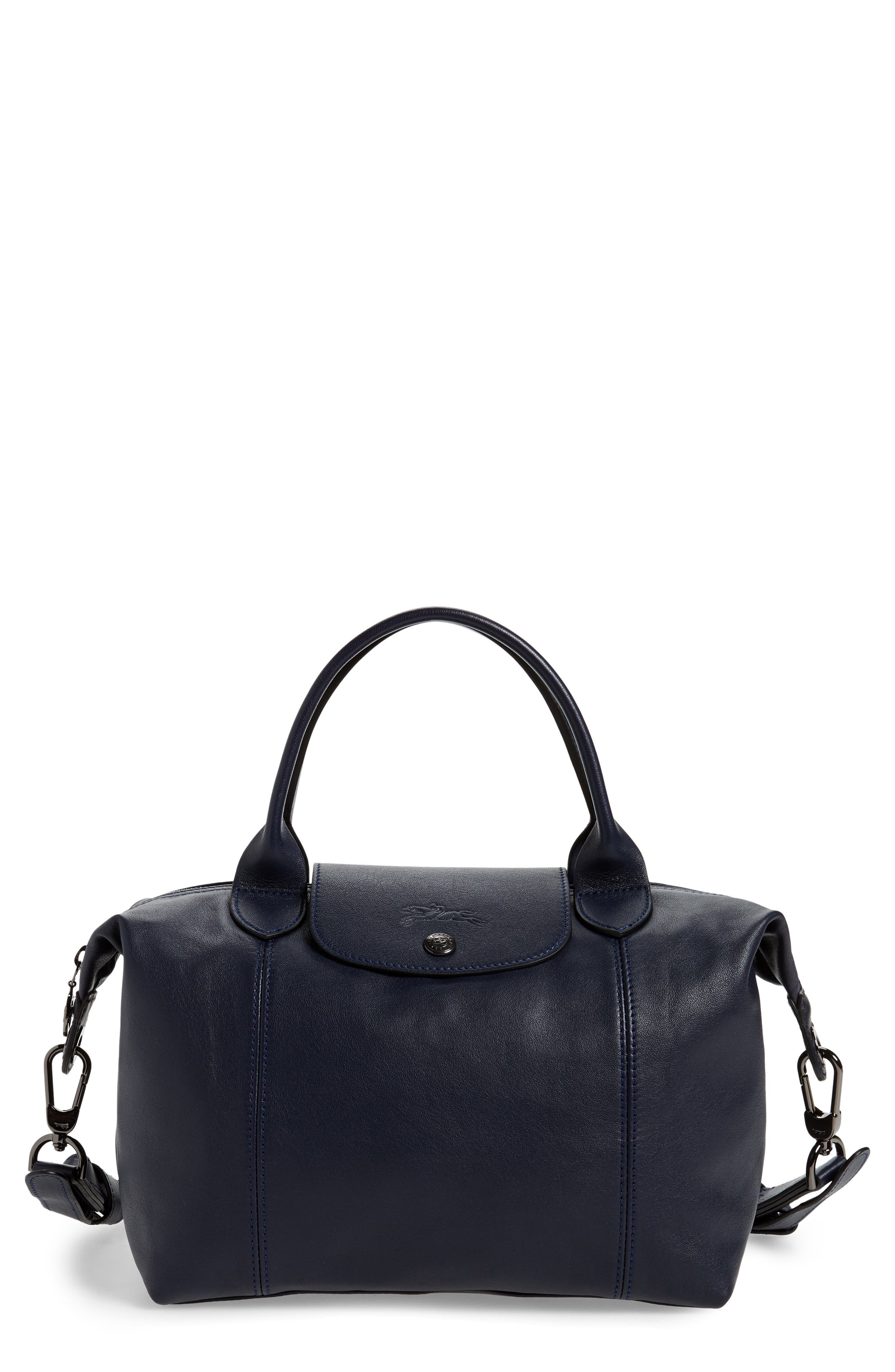 longchamp navy tote