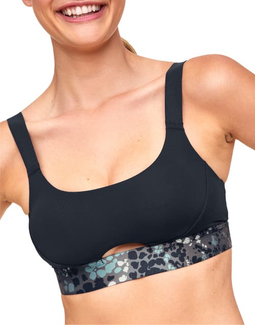 Adore Me Michelle Low-impact Sports Bra In Dark Blue