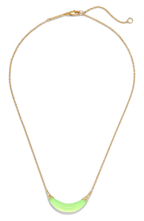 ALEXIS BITTAR ALEXIS BITTAR LUCITE® CRESCENT PENDANT NECKLACE