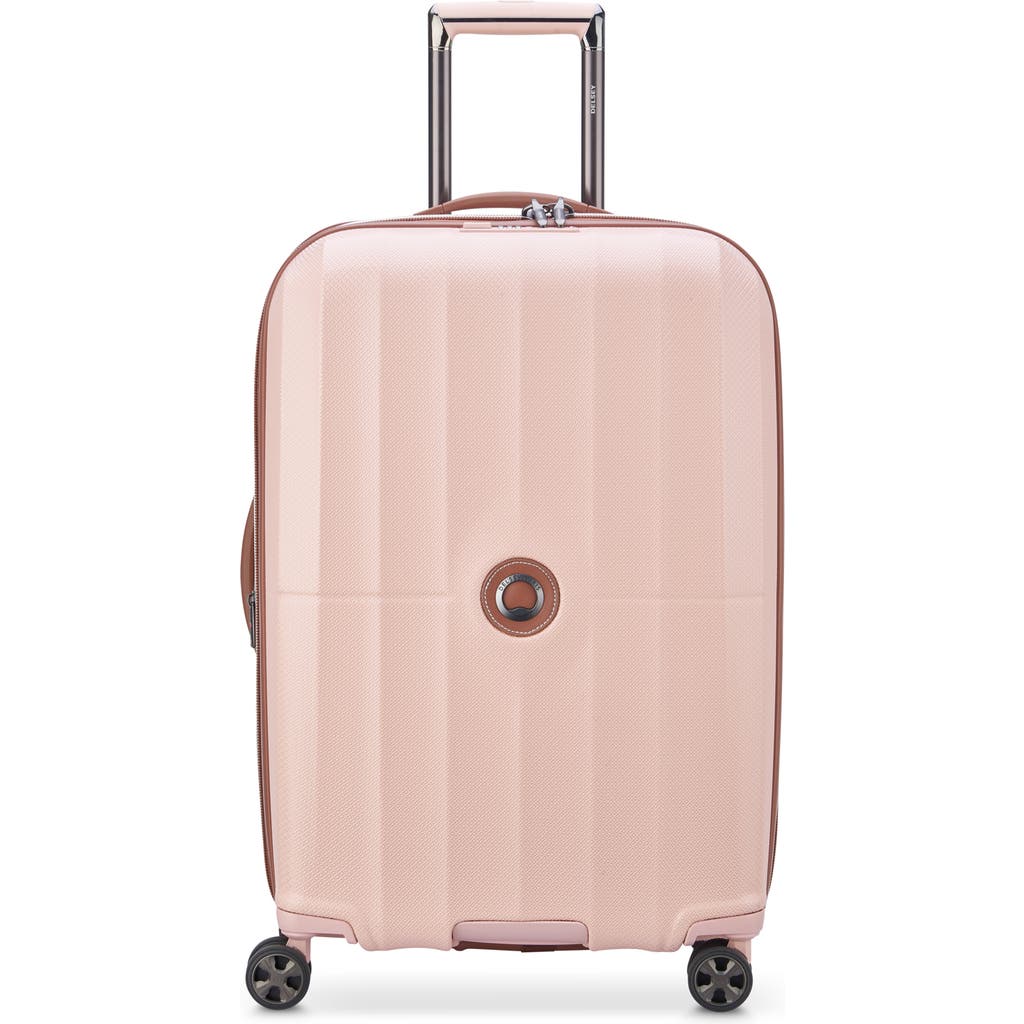 Delsey St. Tropez 24-inch Spinner Luggage In Light Pink