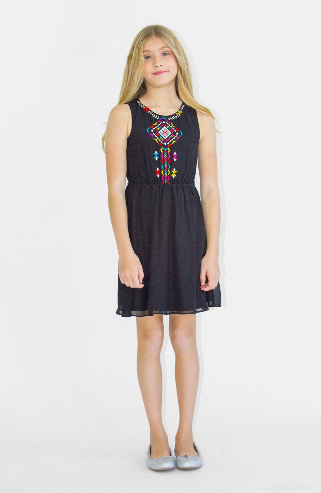 BLUSH by Us Angels Sleeveless Dress (Big Girls) Nordstrom