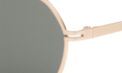 Shop Sito Shades Orbital Standard 55mm Standard Gradient Round Sunglasses In Gold/moss/forest