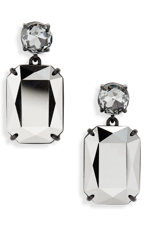 Carolina Herrera Riviera Crystal Drop Earrings In Metallic