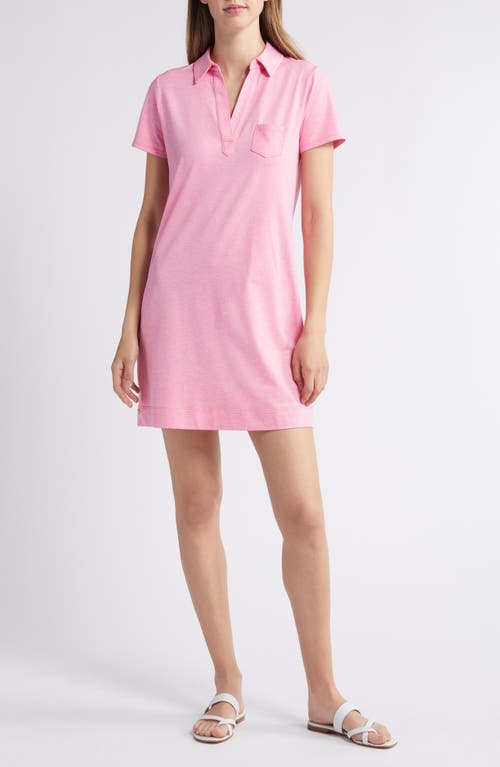 Lilly Pulitzer ® Dune Upf 50+ Shirtdress In Heathered Confetti Pink