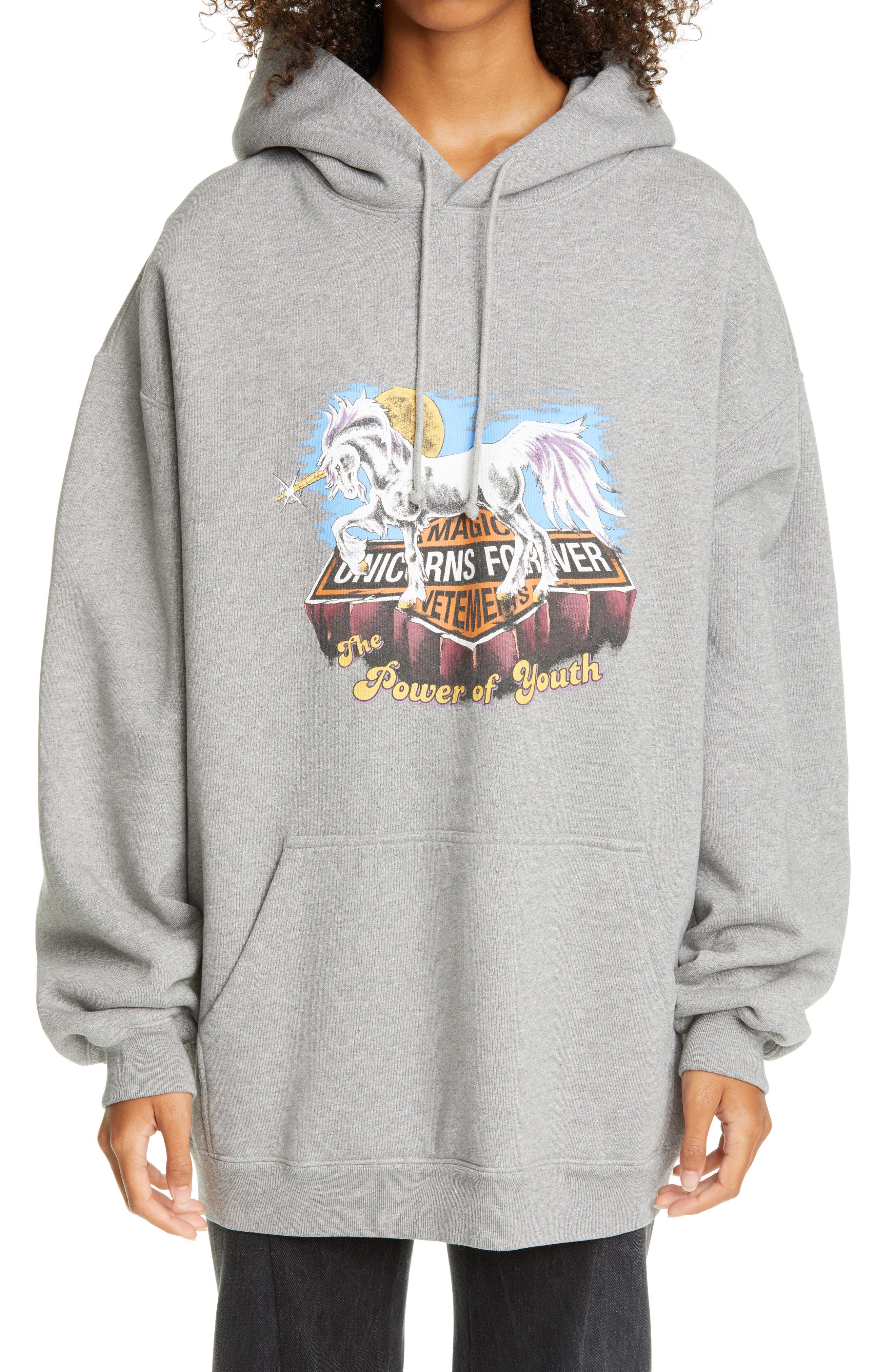 vetements unicorn hoodie price