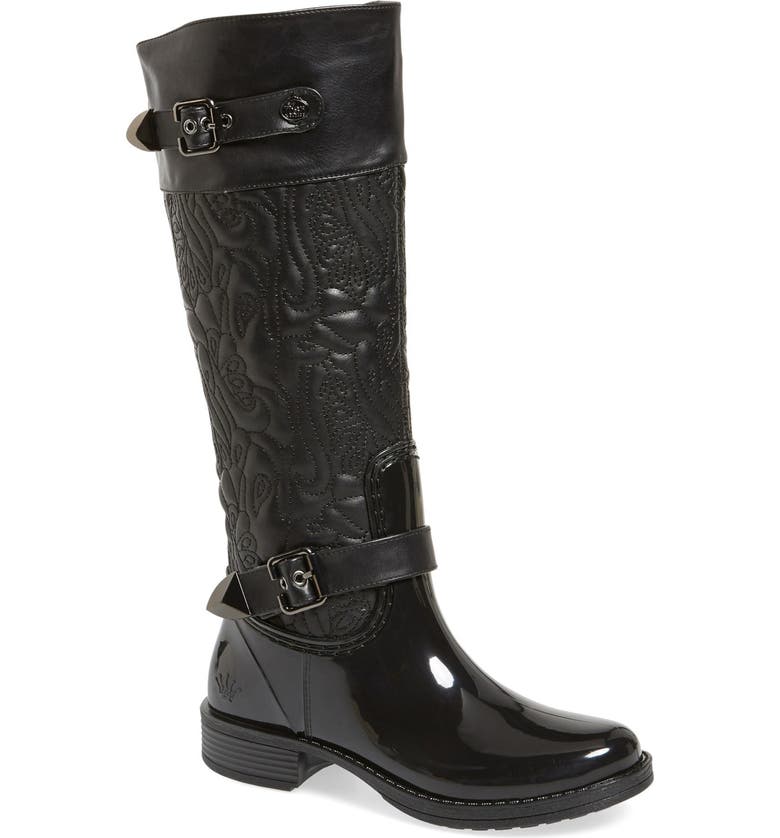 Posh Wellies 'Bornite' Waterproof Tall Rain Boot (Women) (Wide Calf ...