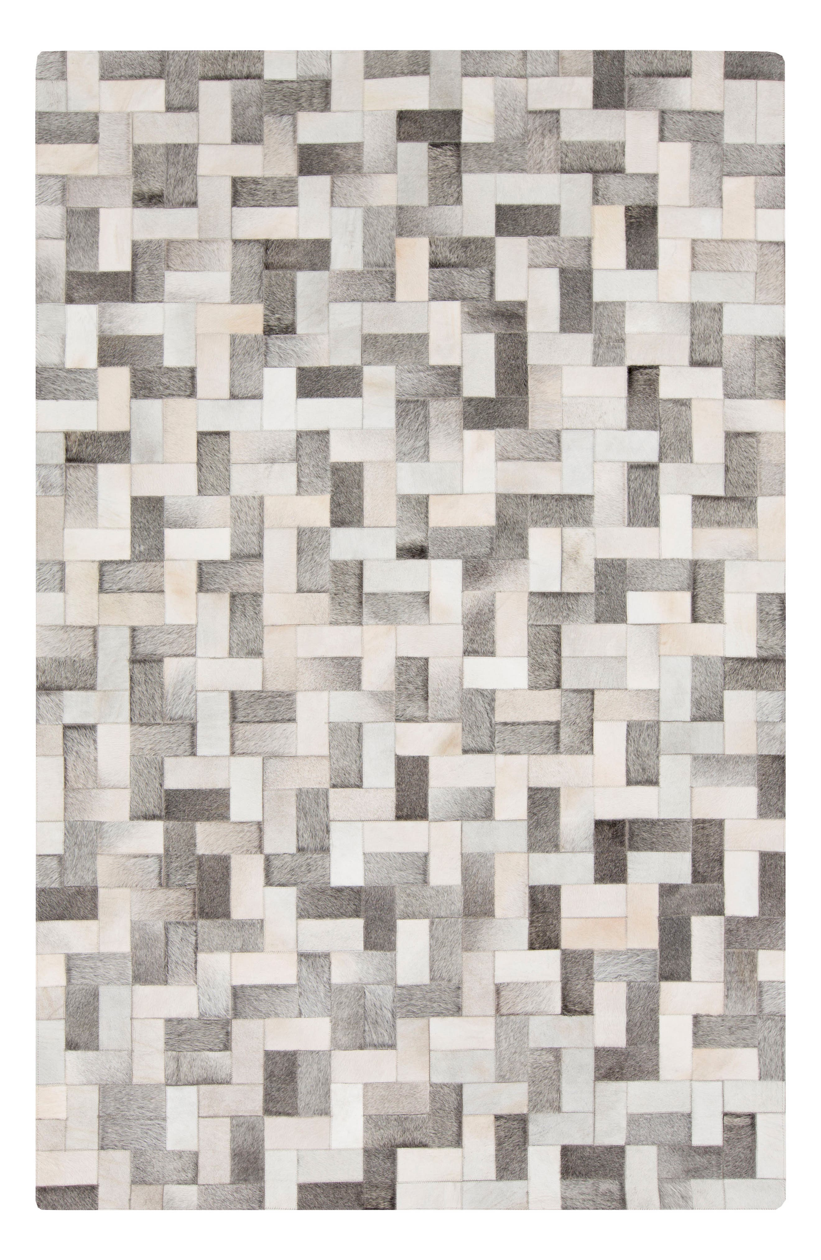 Surya Home Outback Blocks Genuine Calf Hair Rug Nordstrom