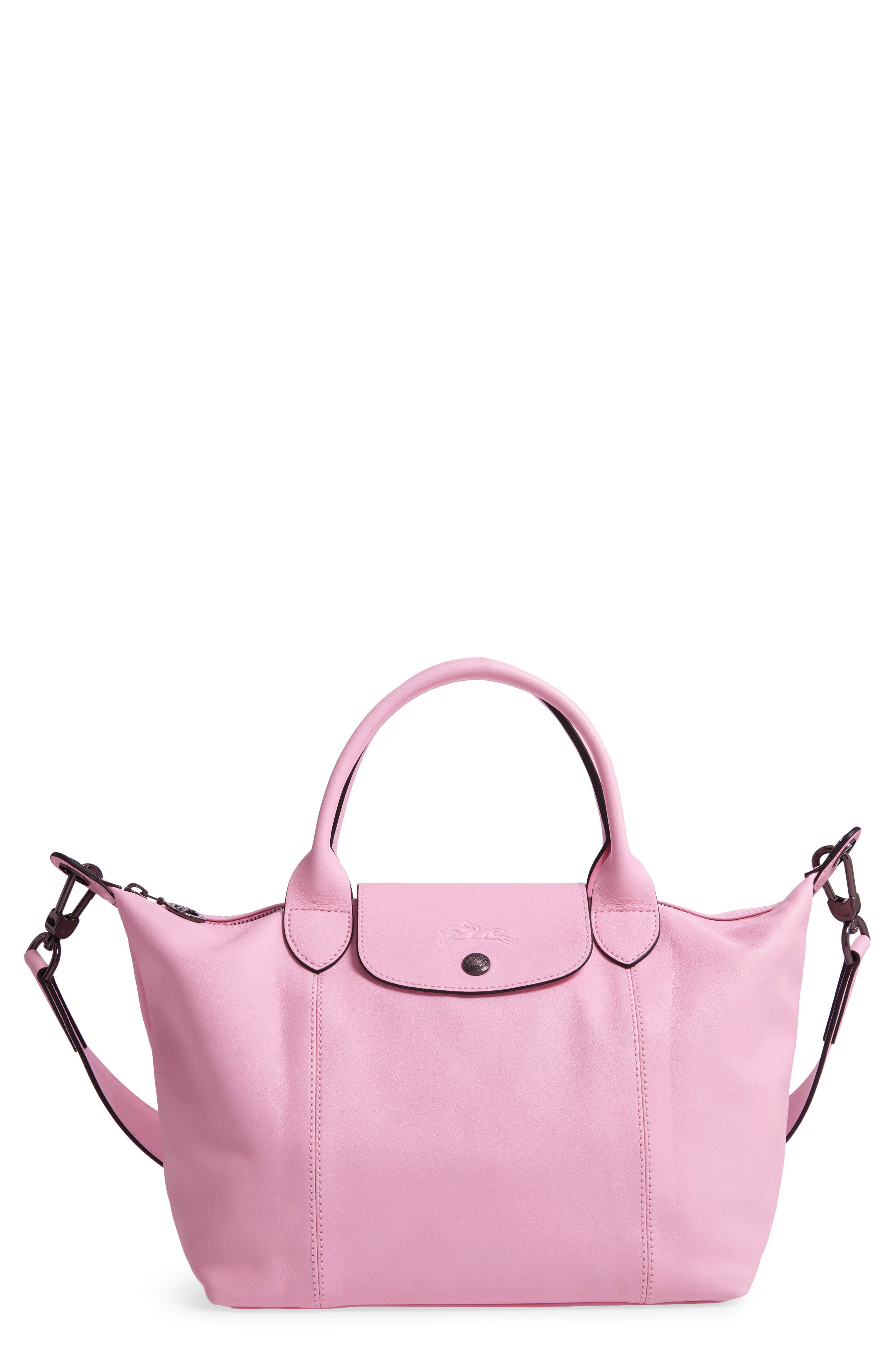 バッグ・カバンその他 LONGCHAMP Woman Mini bag Pink L1500987 542 Longchamp Small Le Pliage Cuir Leather Shoulder Bag In Pink