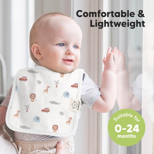 Keababies 8-pack Coast Drool Bibs In Multi