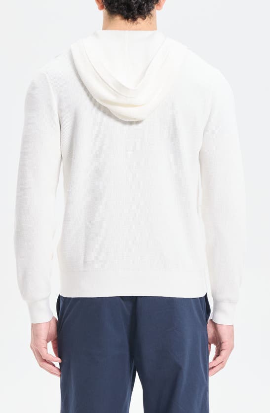 Shop Theory Myhlo Cotton Blend Hoodie In Ivory