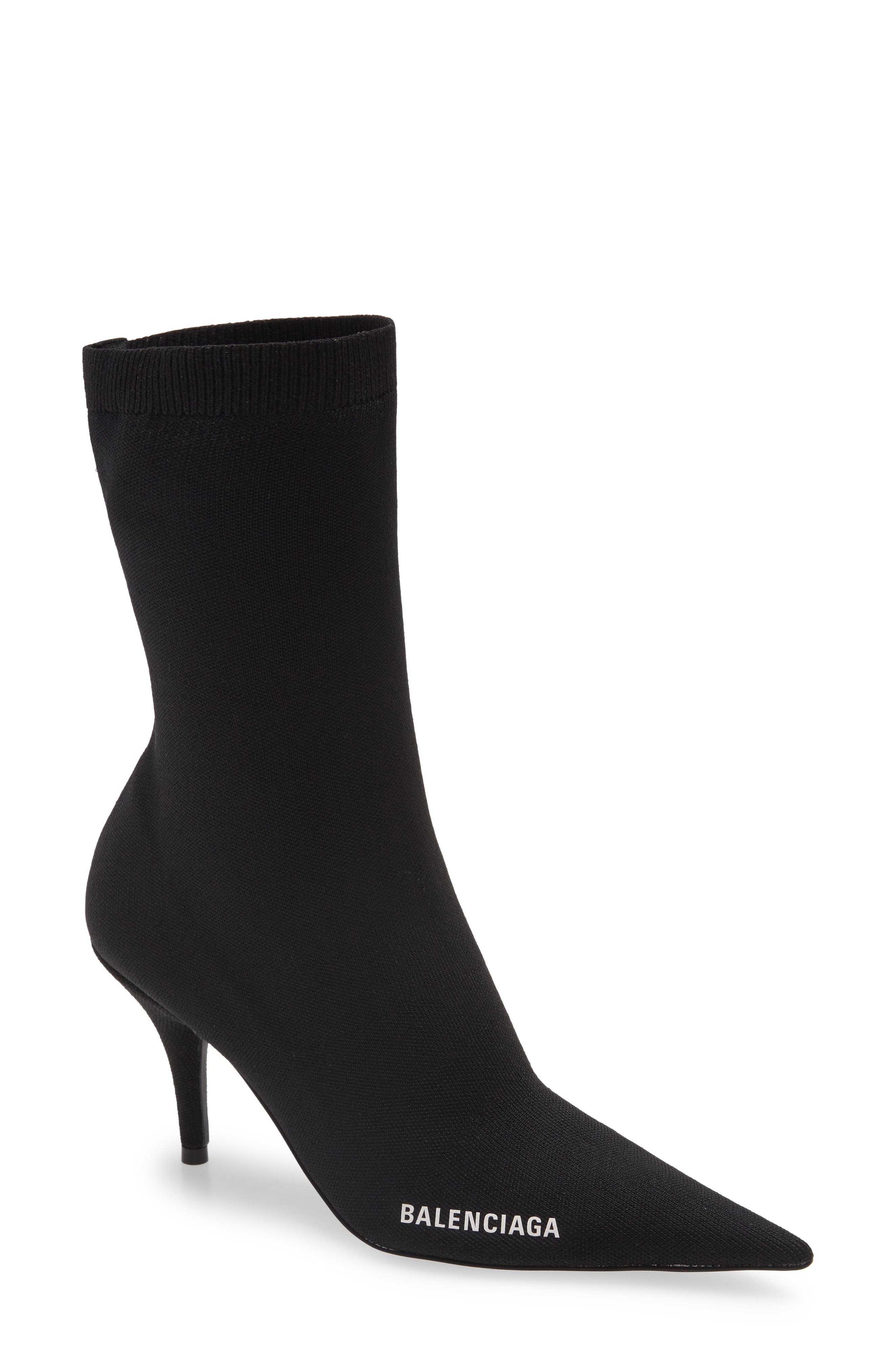 balenciaga pointy toe bootie