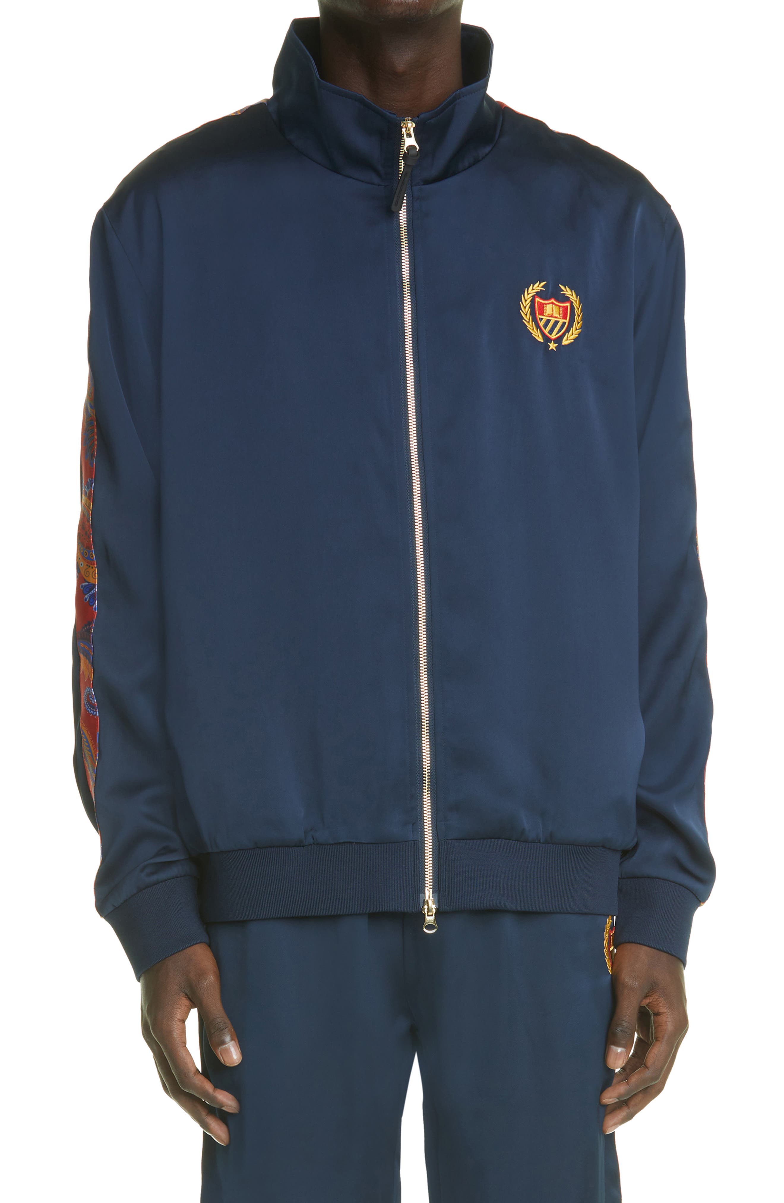 embroidered track jacket