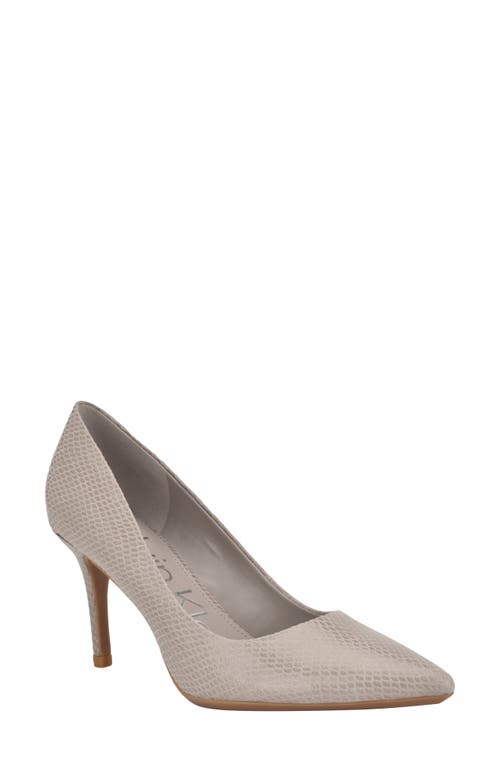 Shop Calvin Klein Gayle Pointed Toe Pump In Tau01