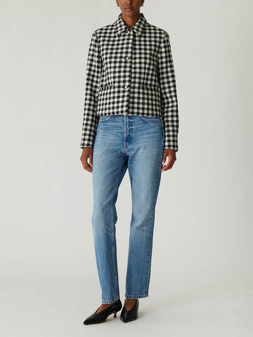 REBECCA TAYLOR REBECCA TAYLOR PHILLIPA CHECK CROPPED JACKET