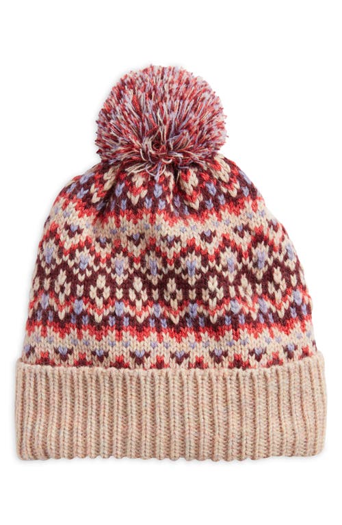 FREE PEOPLE FREE PEOPLE FIRST FROST FAIR ISLE BEANIE 