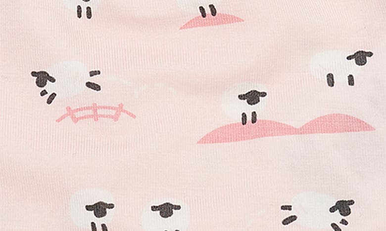 Magnetic Me Baa Baa Sheep Print Knotted Cap In Baa Baa Baby Pink