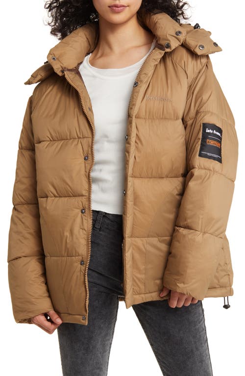 iets frans Thermore Puffer Jacket in Brown