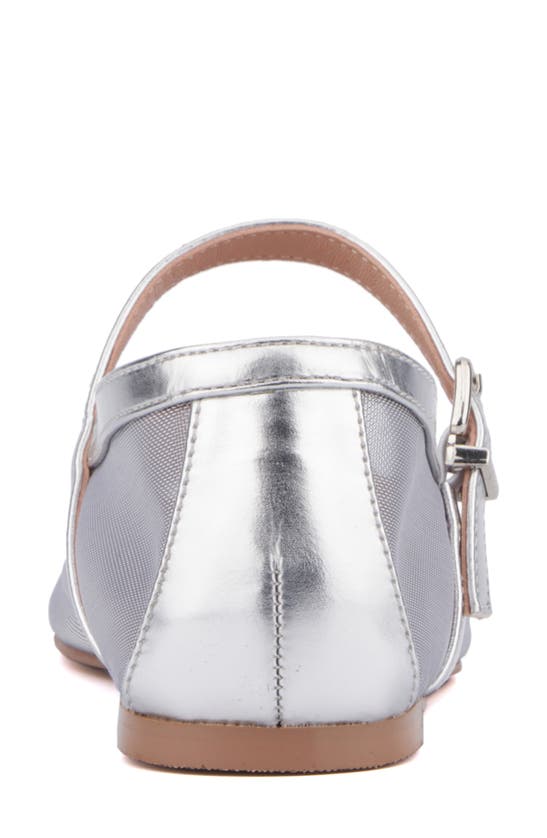 New York And Company Page 2 Mary Jane Ballet Flat In Silver