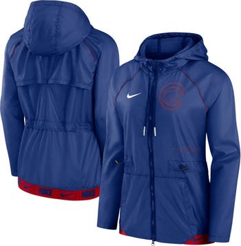 Nike Royal Chicago Cubs Authentic Collection Team Raglan Performance  Full-zip Jacket in Blue