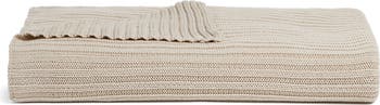 Parachute Oversize Knit Throw Blanket in Flax | Nordstrom