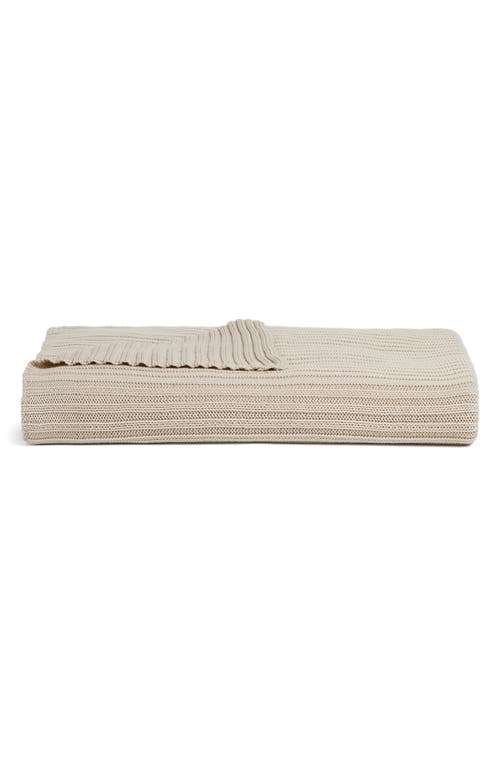 Parachute Oversize Knit Throw Blanket in Flax at Nordstrom
