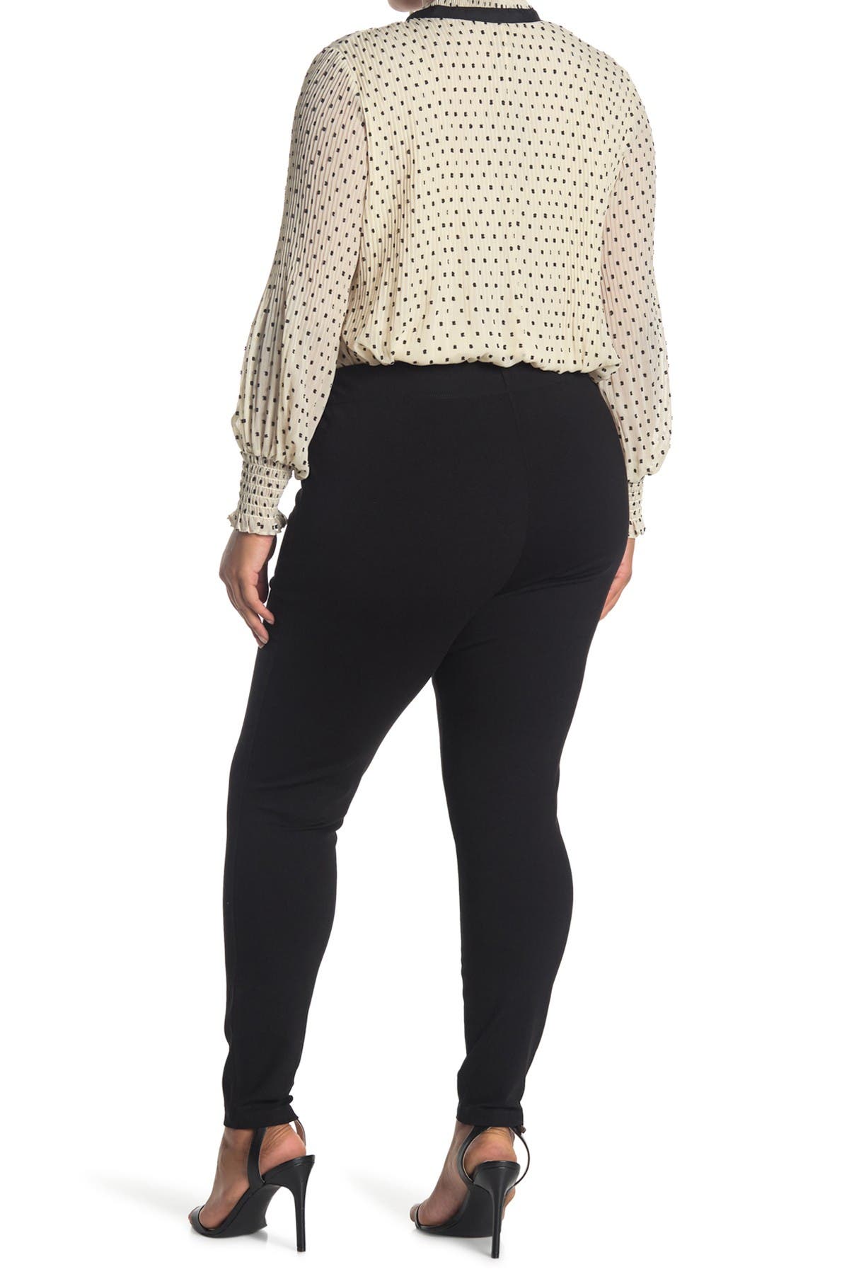 MAXSTUDIO High Waisted Ponte Pants 