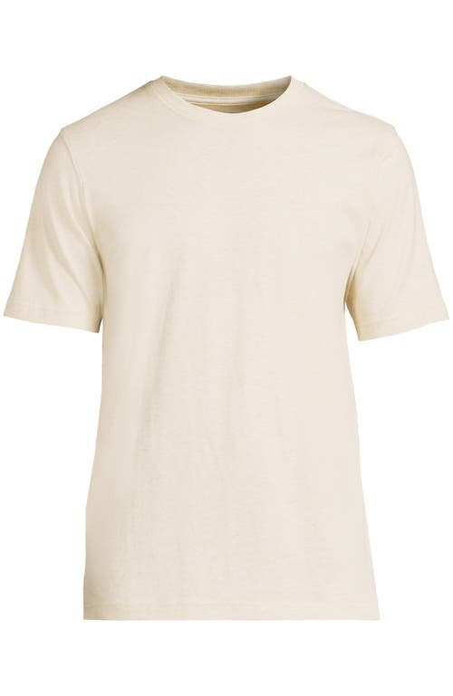 Shop Lands' End Super-t Short Sleeve T-shirt In Flax Heather